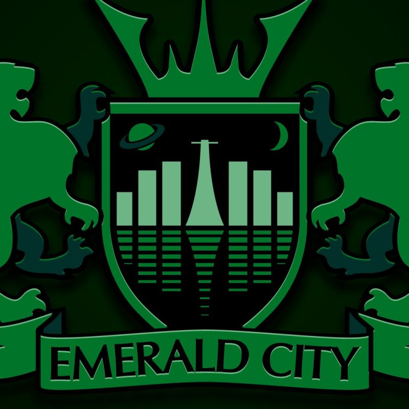 emerald city close up